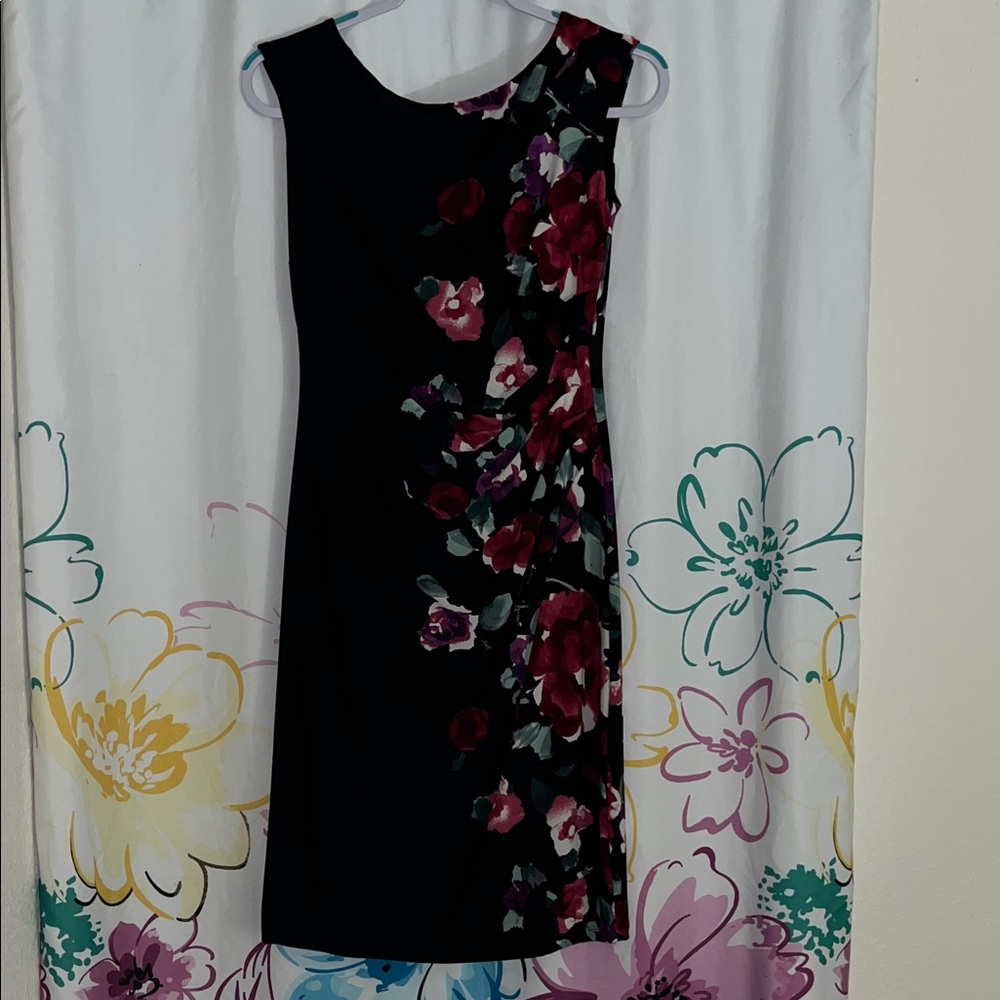 Ralph Lauren Black Floral Dress